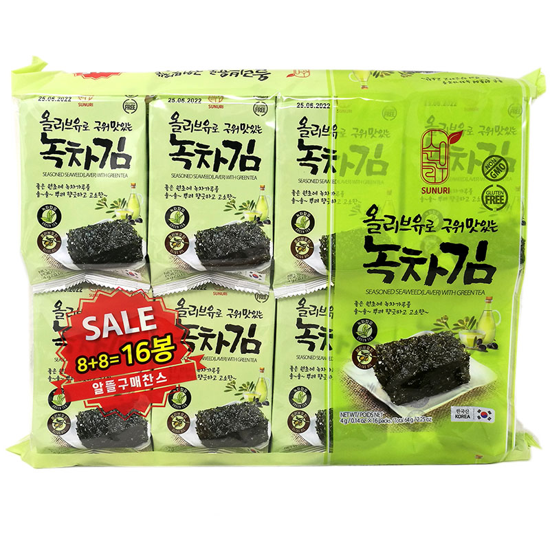[60010 A] 绿茶味紫菜 16PACX4G