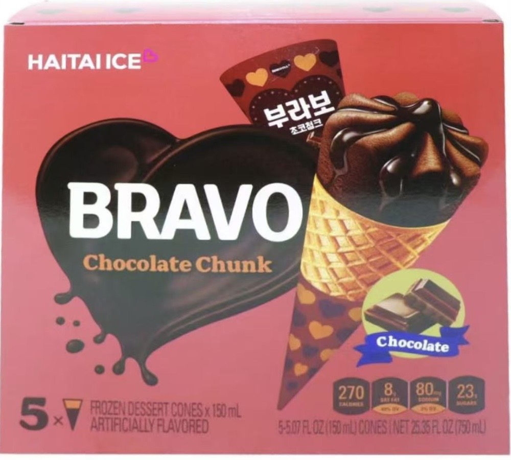 [80141] 韩国 朱古力甜筒 5X150ML